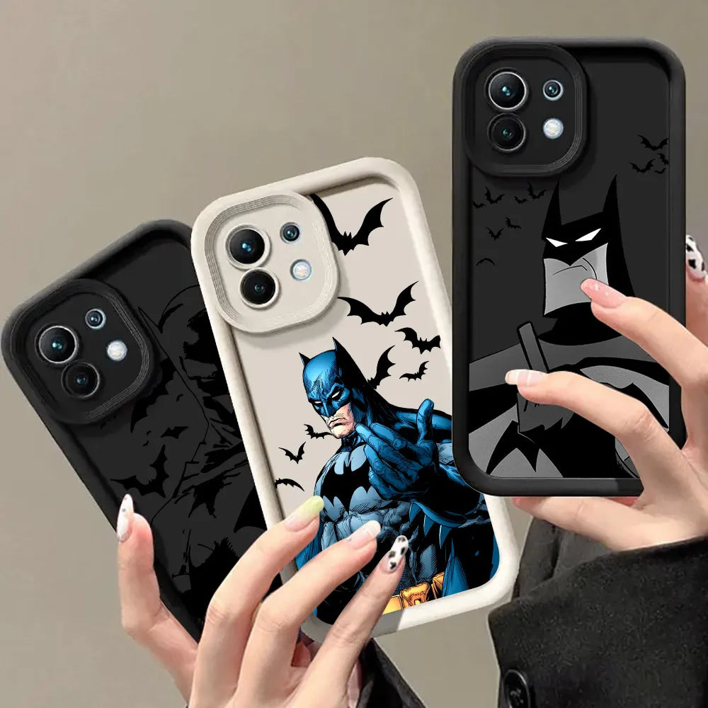 B-Bats-Mans Marvel Bat Phone Case for Xiaomi Mi 13T 14 T 15 15T Pro 17 Ultra Poco M7 M8 F8 F7 X6 X7 X8 Pro Max Shockproof Cover