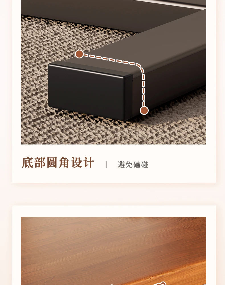 Pneumatic Lifting Laptop Desk Mobile Bedside Table Computer Desk Home Office Writing Desk with Wheels Storage Shelf