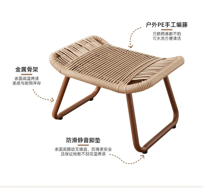 Office under Desk Footrest Stool Ottoman Pedal Leg Support Indoor Changing Seat Sofa Shoe Bench Entryway