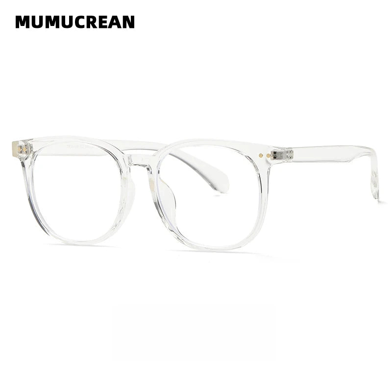 New TR round frame anti-blue light glasses for men and women plain lenses can be fitted with prescription lenses