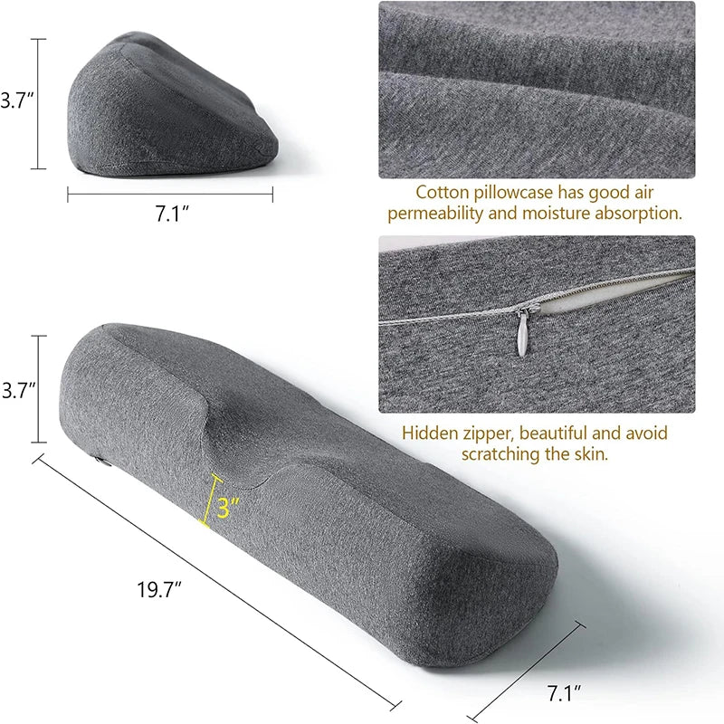 Cervical Pillow, Memory Foam Contour Pillow, Bed Pillows for Side Sleeper Ergonomic Orthopedic Sleeping Pillow, Neck Pillow