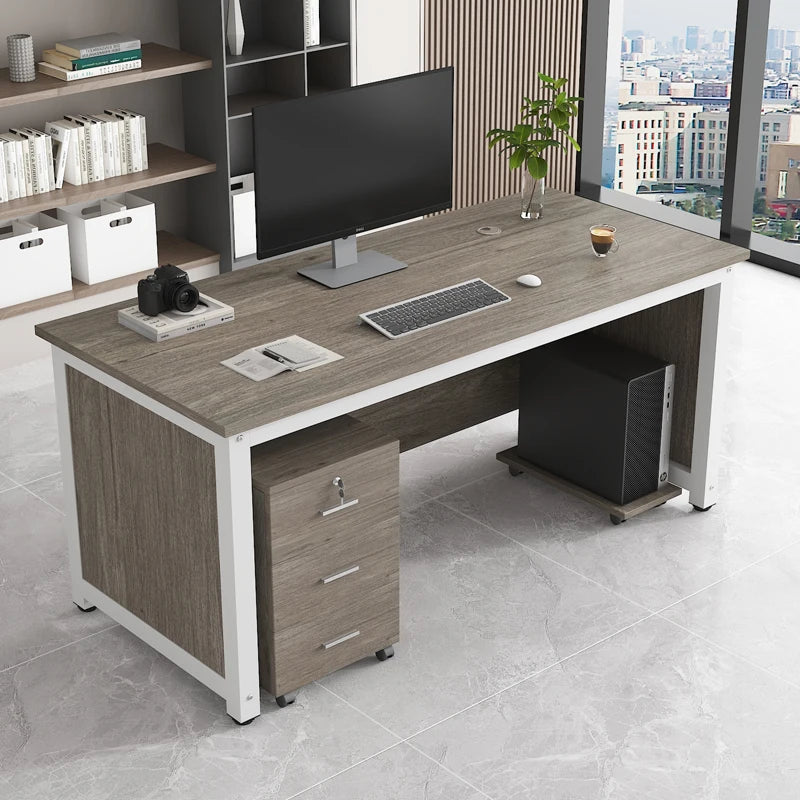Simple Modern Office Desk Drawers Computer Study Conference Office Desk Reception Bedroom Scrivania Da Ufficio Furnitures