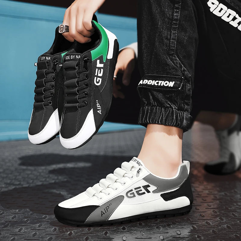 Four Season Shoes Men's Shoes Niche High-quality Men's Walking Shoes Outdoor Comfortable Non Slip Shoe Lightweight Student Shoes