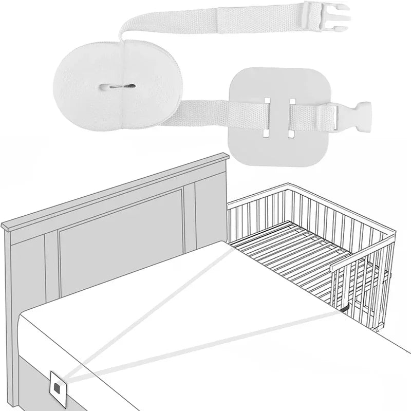 New Baby Fixing Fasteners Holder Crib Bridge Ropes Straps Twin Connecting Twins Fixation