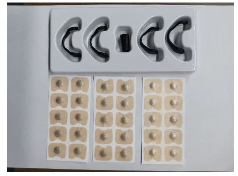 Adults Magnetic Nasal Dilator Set Anti-Snore Breathing Aid Clips Increase Nasal Airflow Snoring Relief Kit Improve Restful Night Sleep Quality