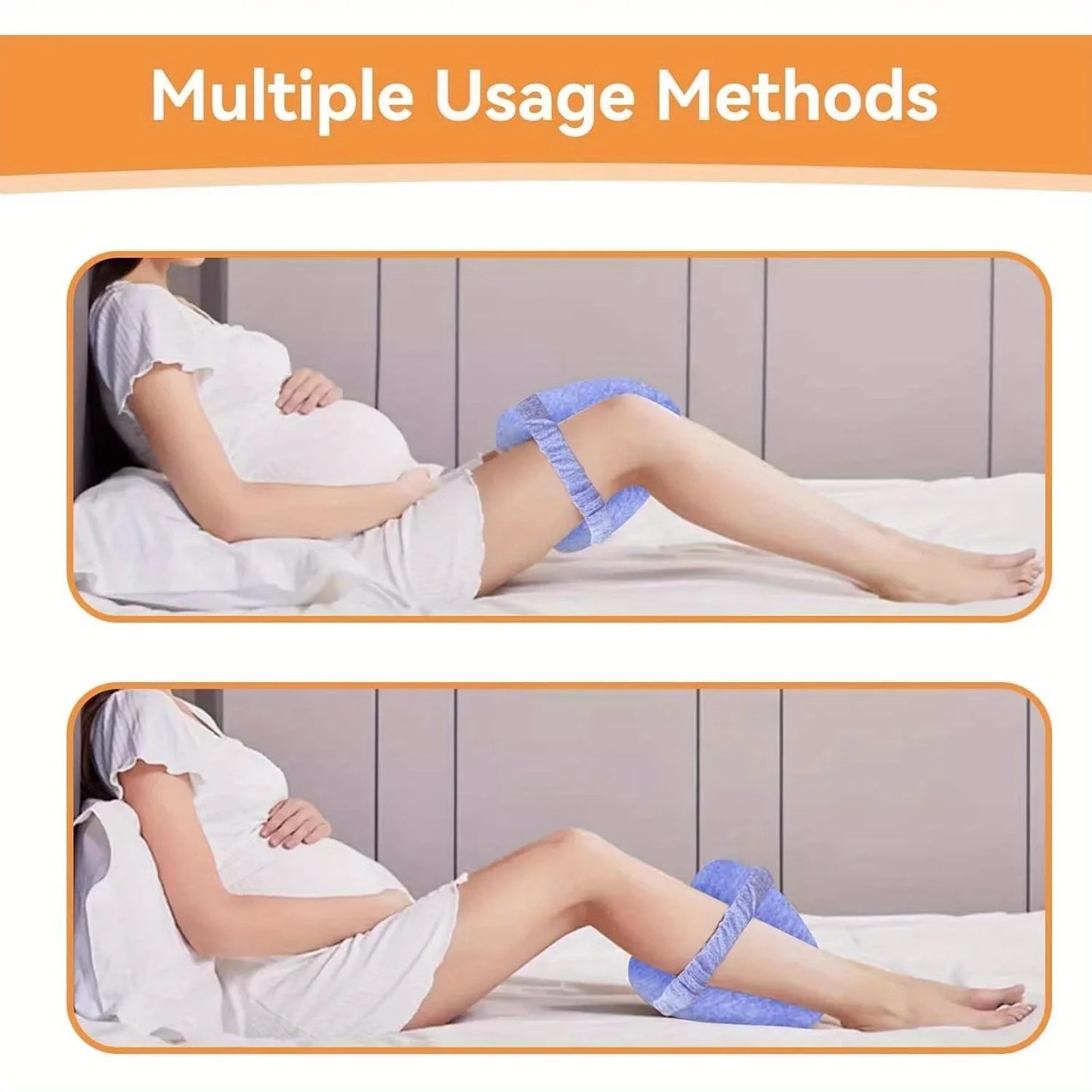 Memory Foam Leg Knee Foam Support Pillow Side Sleeper Sciatica Orthopedic Sciatica Back Hip Relief Pillow For Bed Sofa