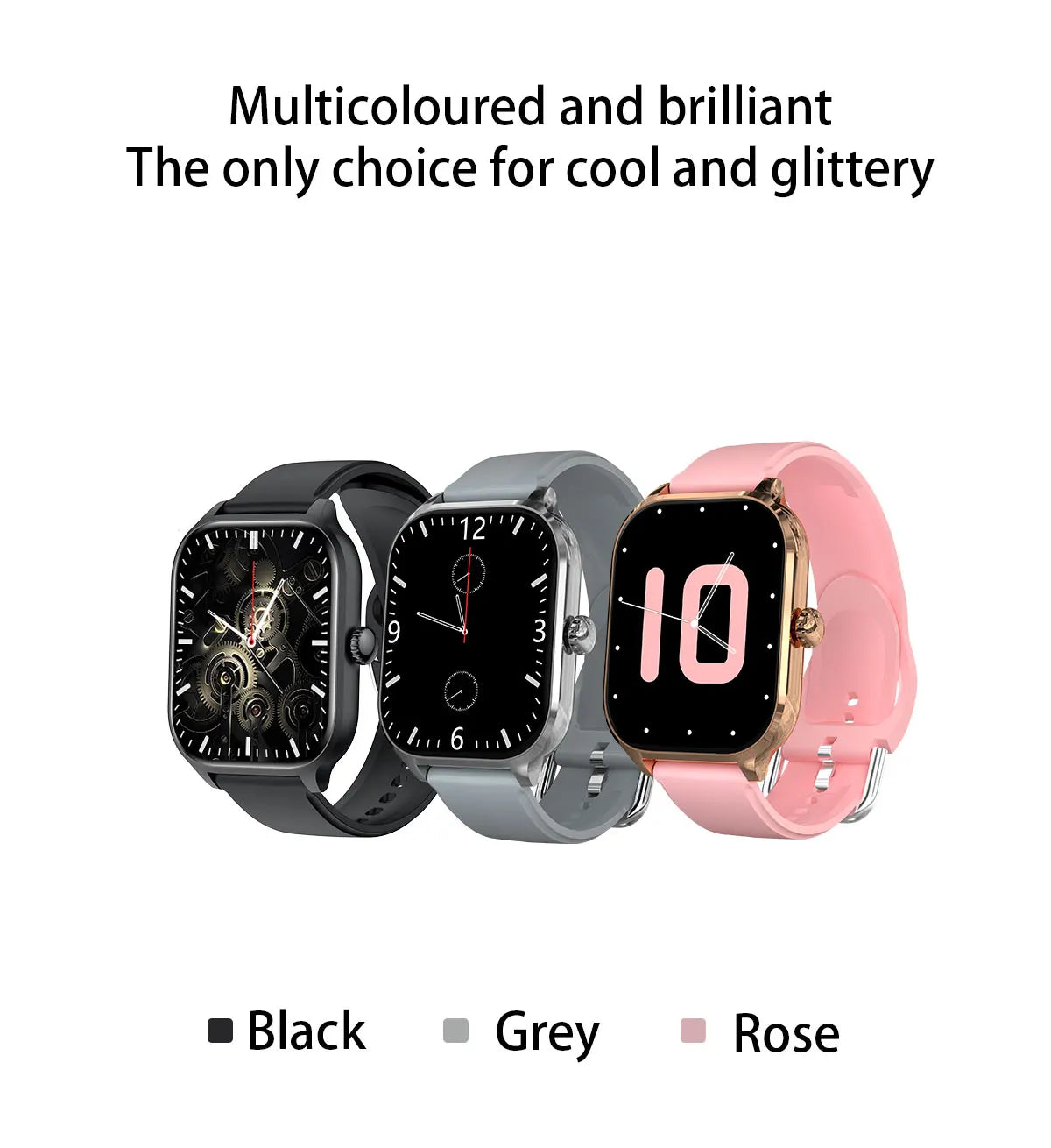 NEW 2.01'' Smartwatch Fitness Tracker Clock Sports Smartband Blood Pressure Monitor Smart Watches for Men Women IOS Android 2026