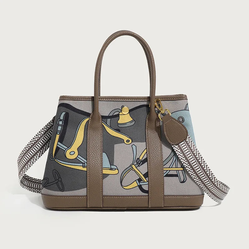 Elegant Classic Diaper Bag For Ladies Leather Crossbody Handbag High End Minimalist Unique Leisure Business Solid Color