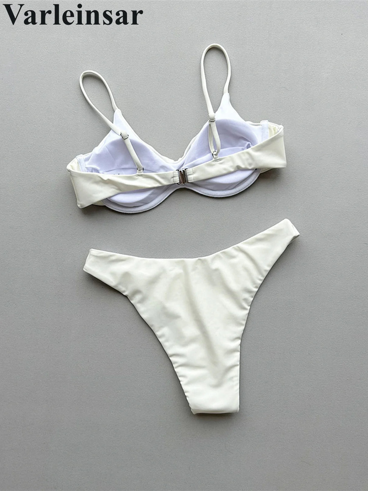 New Underwired Bikini Female Swimsuit Women Swimwear Two-Pieces Bikini Set Brazilian Padded Bather Bathing Suit Swim V7743