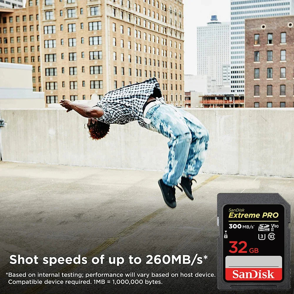 Original Extreme PRO U3 4K 6K 8K C10 V30 V60 V90 SDHC Memory Card SD UHD Video SDXC sd Card UHS-I UHS-II for SLR 3D Canon Camera