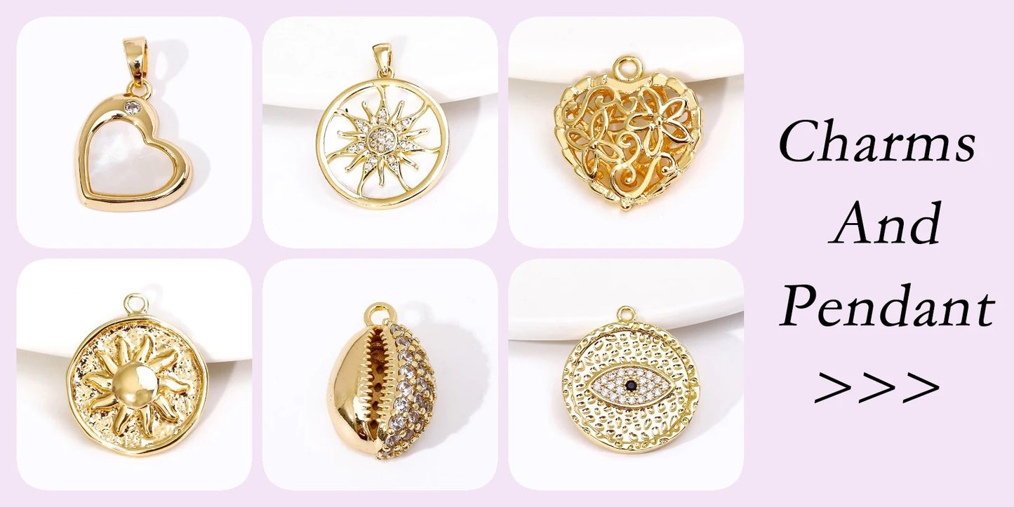 18K Gold Plated Brass Round Strong Magnetic Clasps For Bracelet Necklace Making Findings,End Clasps Connector For Jewelry Making