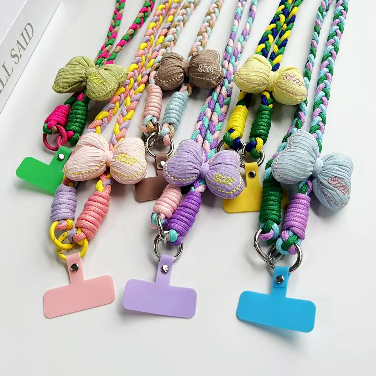Creative Cartoon Mobile Phone Universal Lanyard Crossbody Long Rope Lanyard Rope Cartoon Decorative Pendant Accessories