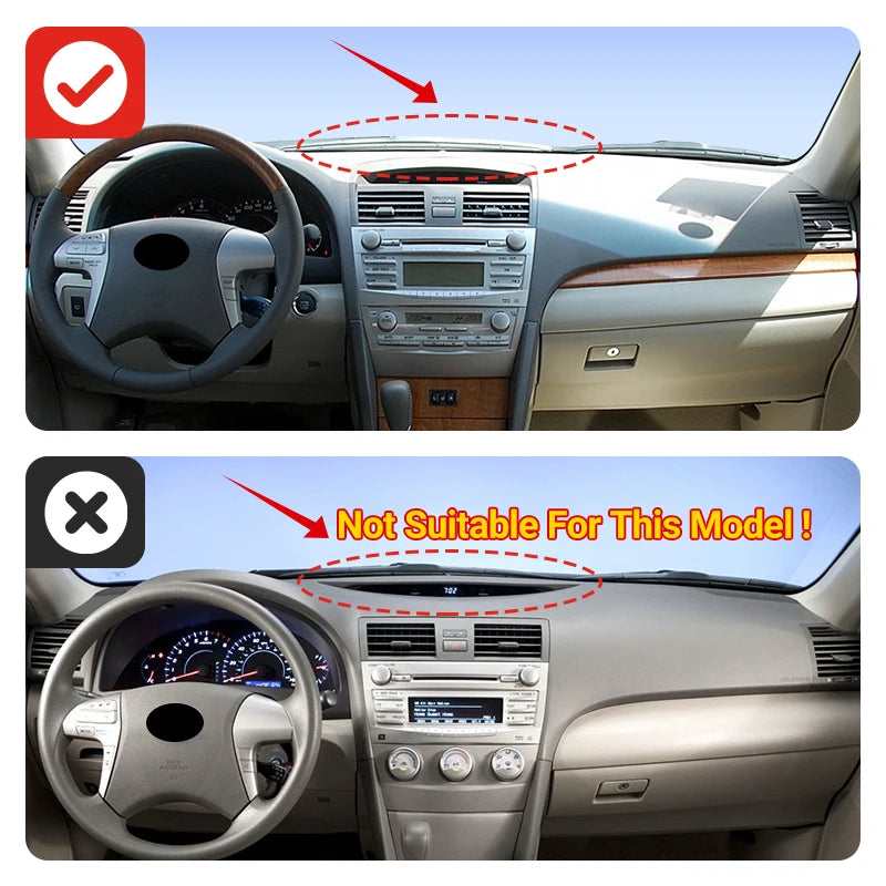 For Toyota Camry Aurion XV40 2007 2008 2009 2010 2011 Car Dashboard Cover Sun Shade Avoid Light Mat Pad Instrument Panel Carpets
