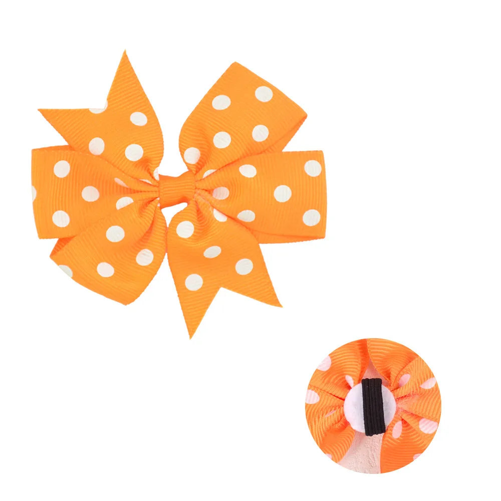 50/100pcs Dot Pet Accessories Dog Collar Bow Tie Slideable Dog Bow Ties Solid DIY Dog Collar Accessories Small Dogs Cat Bowties