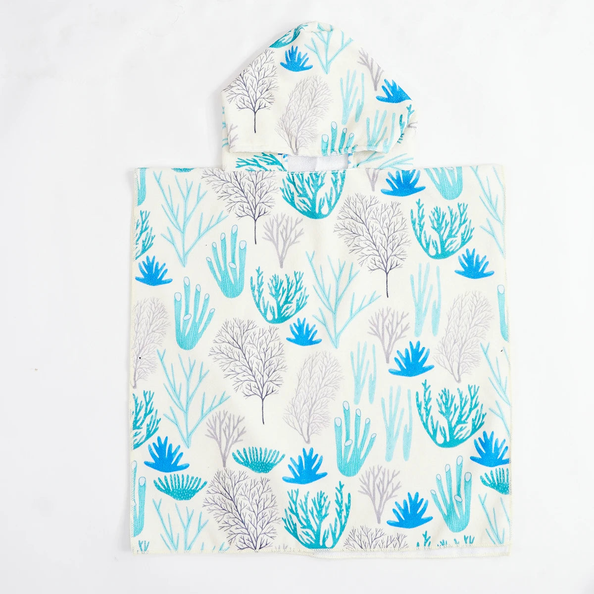 Kangobaby Hooded Bathrobe, Children's Soft Plush Warm Printed Bathrobe Pajamas, Suitable for Children Aged 1-5 Years Old