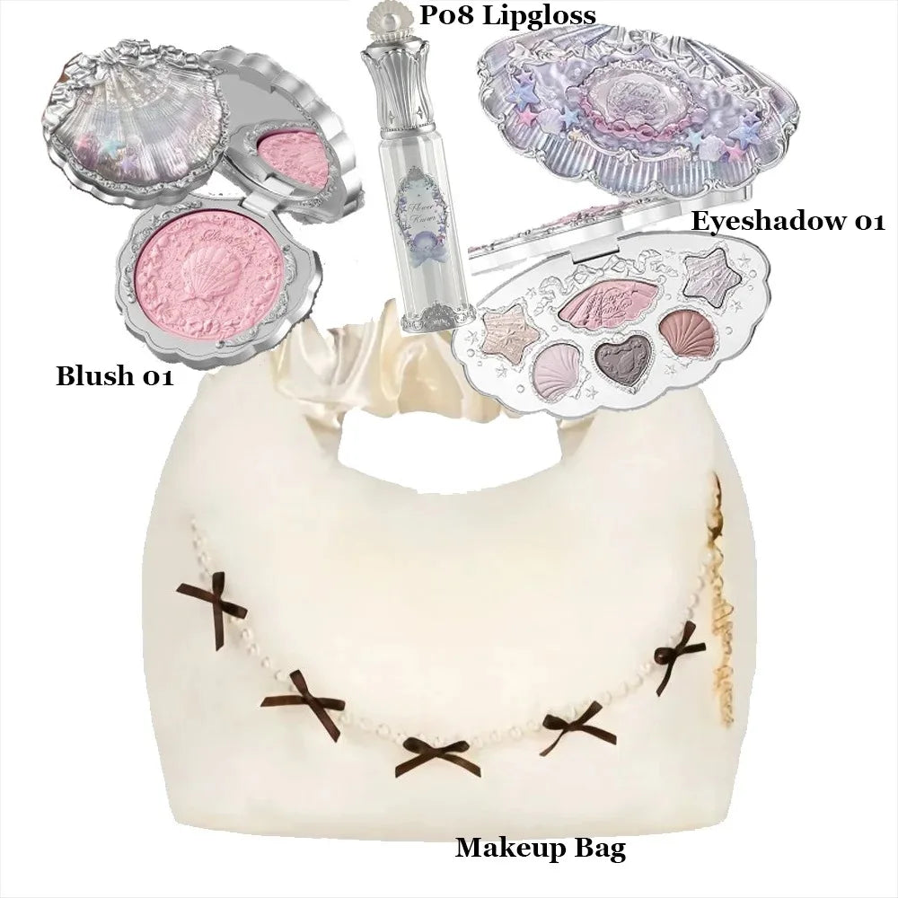 Flower Knows ALL IN ONE Makeup Kit Full Professional Face Palette Blush Eyeshadow Lip Cream Solid Perfume Sets