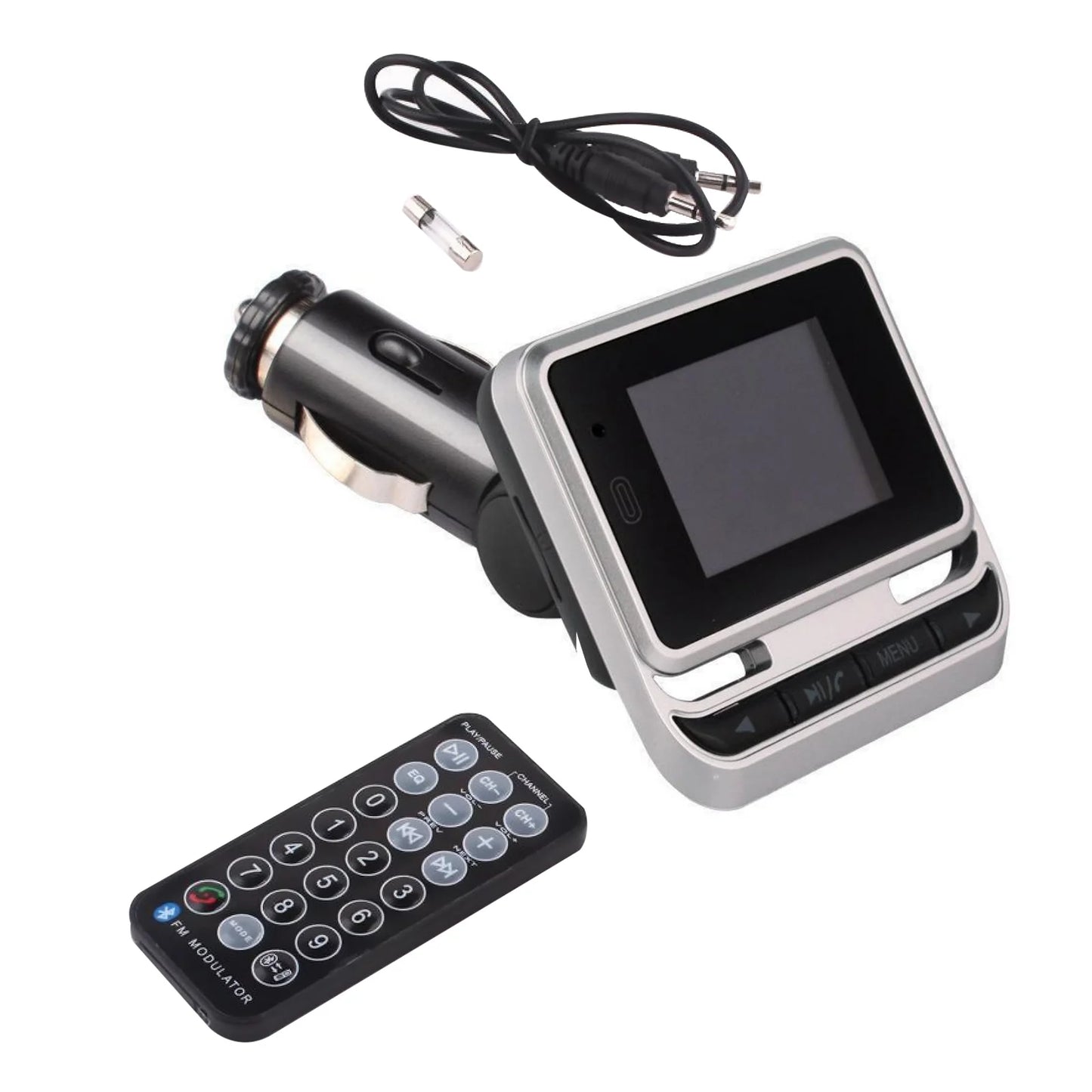1.4 inch LCD Display Bluetooth FM Transmitter For Car MP3 Player Handsfree Radio Music Adapter USB Car Charger Remote Control