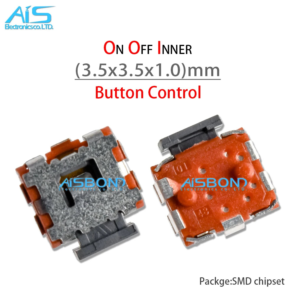 10Pcs/Lot Mobile Phone Power On Off Inner Micro Switch Button Control For Sansung S2 S3 S4 Note3 I8190 I8160 3mm 4mm 5mm HTC