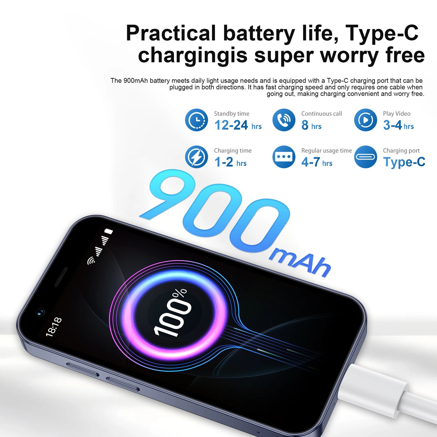 SERVO 18SE MINI Android Pocket Smartphone 2 SIM Standby 3.0" Screen 2GB+16GB WhatsAPP WiFi 3G WCDMA Super Small Smart Cellphones