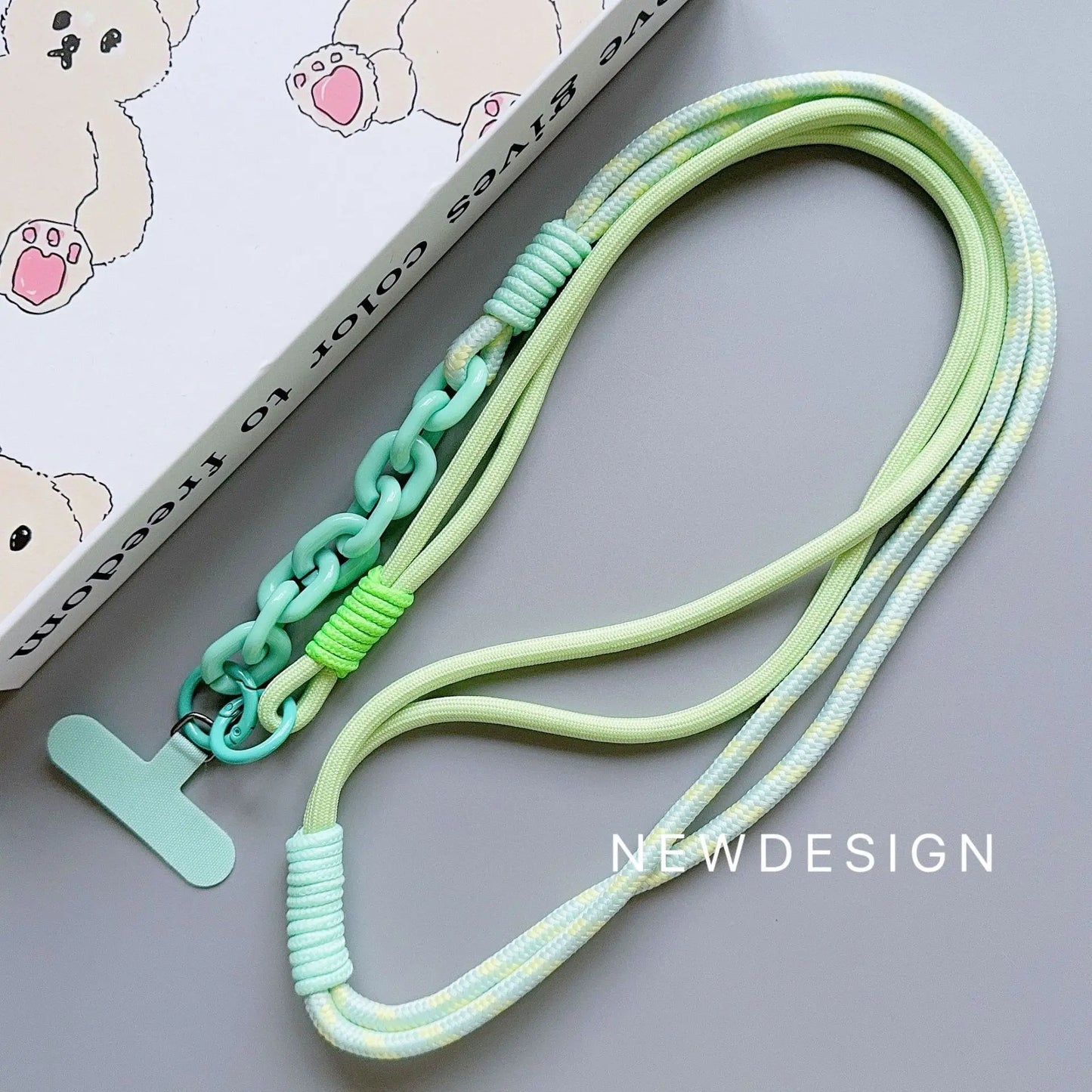 Knotting Universal Crossbody Long Phone Lanyard Strap Mobile Phone Hanging Rope Neck Straps Anti-lost Lanyards Cell Phone