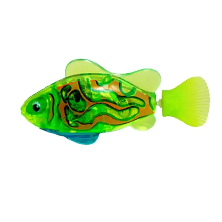 Flash Swimming Electronic Pet Fish Bath Toys for Children Kids Bathtub Battery Powered Swim Fishing Tank Decoration