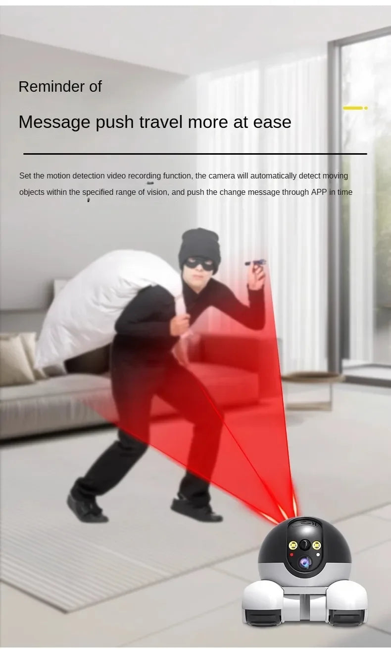 4MP Dual Lens V360pro APP Wireless WIFI IP Camera AI Humanoid Detection Home Security CCTV Baby Monitor