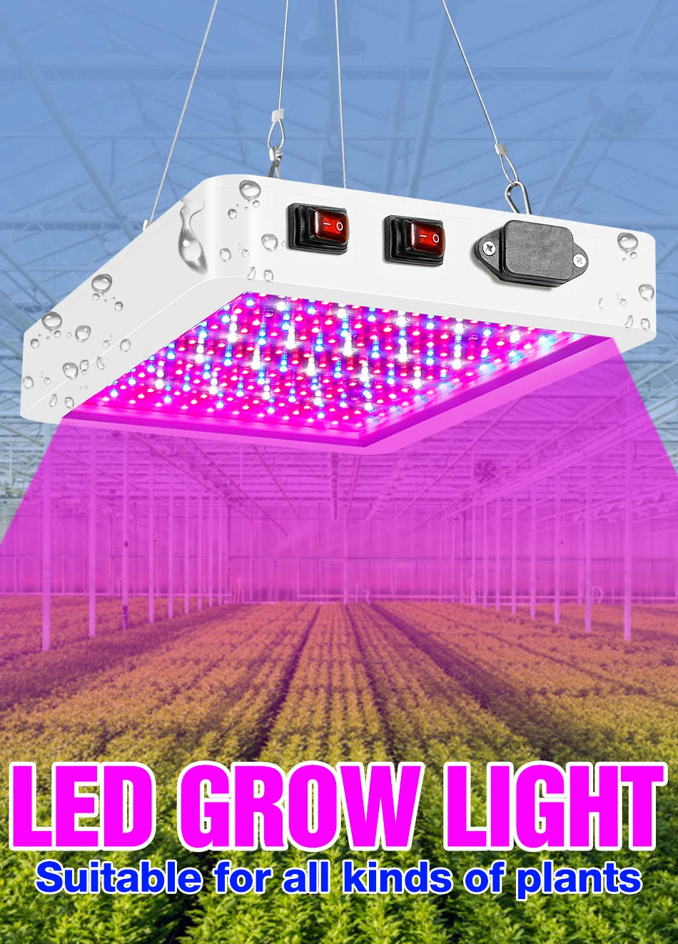 500W 300W LED Full Spectrum Plant Grow Light IR UV Indoor Flower Hydroponics Greenhouse Tent Vegetables Cultivation Growing Lamp
