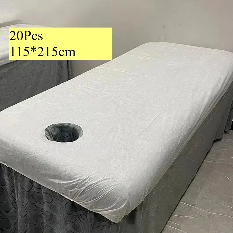 10/20/50 Pieces Disposable Elastic Breathable Non-woven Fabric Covers Thickened Spa Salon Beds Clinic Beds Massage Shop Beds