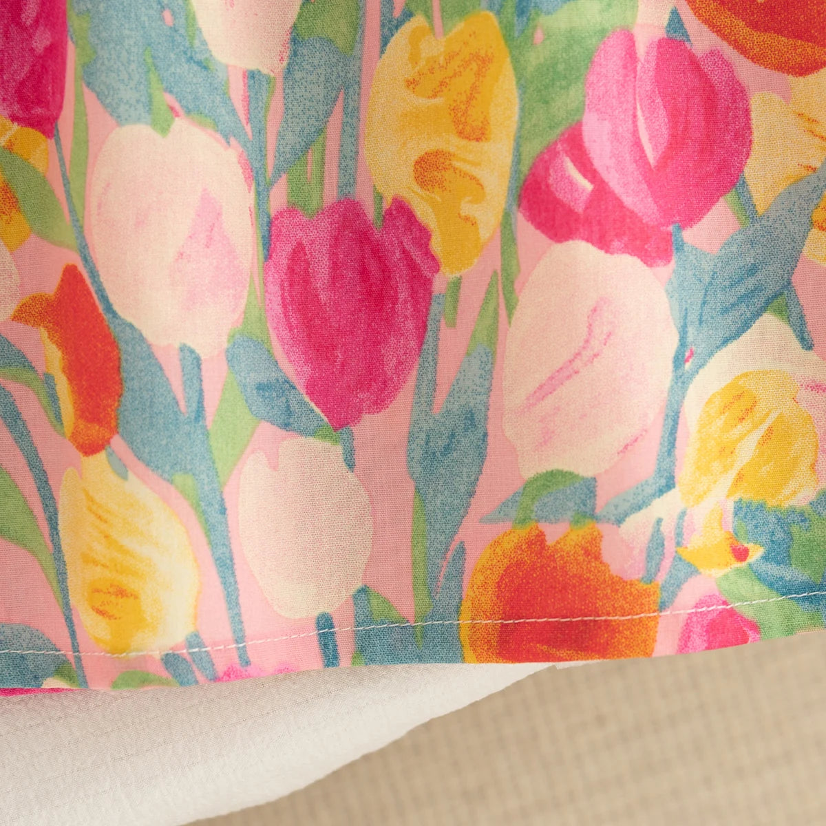 Summer Baby Girl Dress Sweet Flower Printed Sleeveless Girl Dress Korean Style Children Clothing