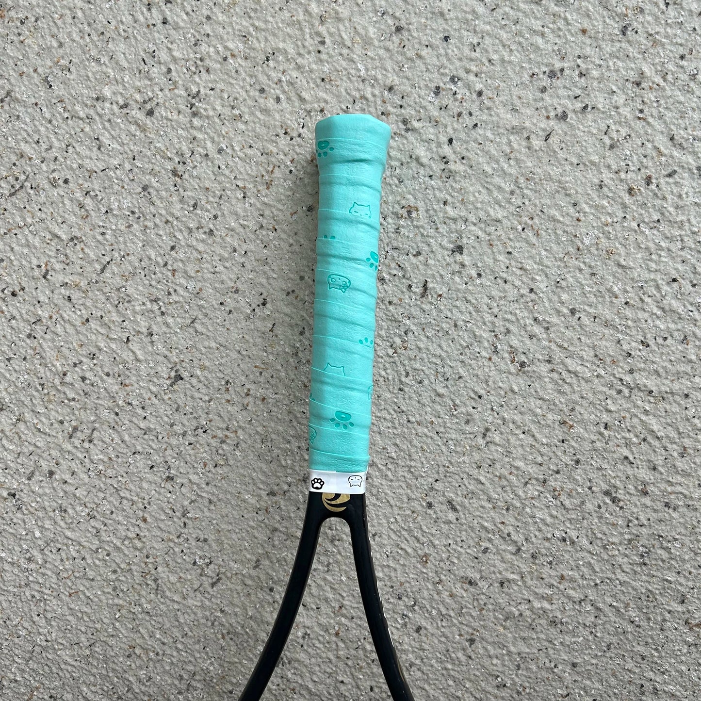 3/15/50Pcs ZARSIA NEW 2024 Embossed Sticky Tennis Overgrips,Badminton Racket Over Grip Anti-slip Cat Cartoon Sweatbands