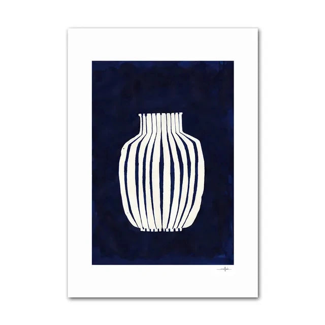 Abstract Minimalism Lemon Vase Geometric Wall Art Posters Prints Nordic Canvas Painting Wall Pictures for Living Home Decor