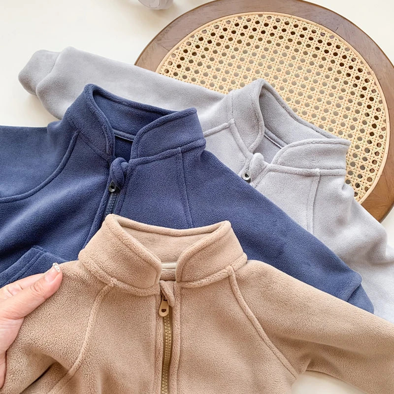 IYEAL Baby Boy Clothes Girl Rompers Newborn Infant Baby Clothing Soft Warm Fleece Jumpsuit Playsuit Autumn Toddler Outwear
