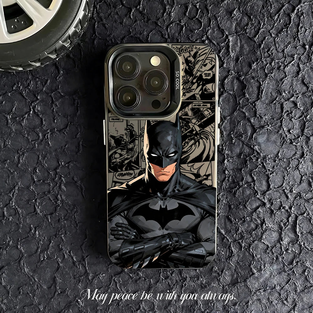 Cool Anime B-Batmans Phone Case For iPhone 17 17e 16e 16 15 14 13 12 11 mini Pro Max X XR 8 Air Plus Anti Fall Matte Back Cover
