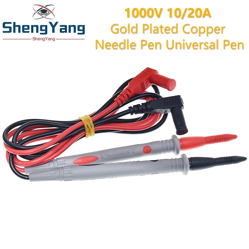 TZT Multimeter Test Leads Universal Cable AC DC 1000V 20A 10A CAT III Measuring Probes Pen for Multi-Meter Tester Wire Tips