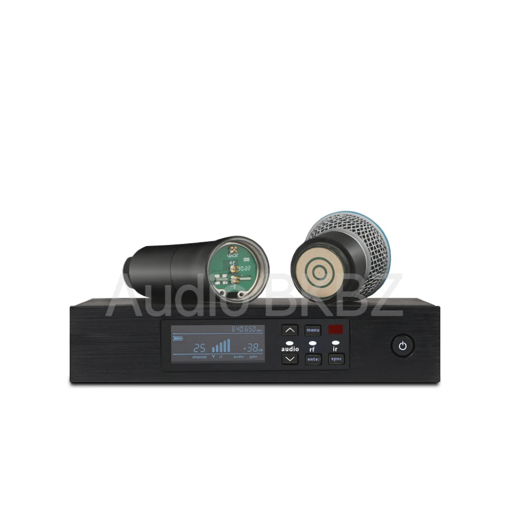QLXD B-58 800MHz/900MHz High Quality Professional Wireless Microphone UHF Stage Performance Singing Party Handheld Microphone