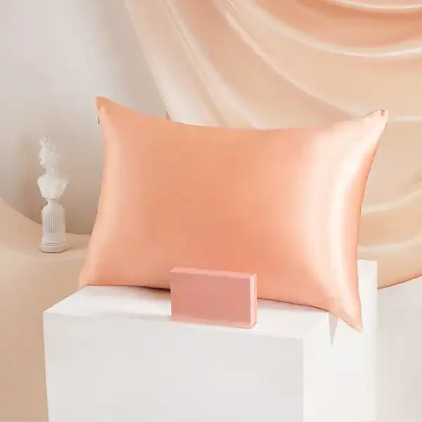 100% Natural Mulberry Silk Pillowcase 19MM With Hidden Zipper Suitable For Hair Real silk pillow case with Oeko-tex
