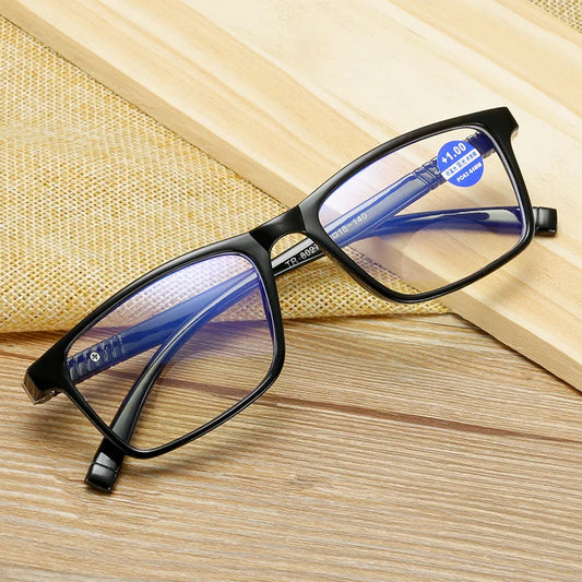Intelligent Multifocal Progressive Reading Glasses for Men Women Near and Dual-use Automatic Adjustment Eyewear +100 +150 +400