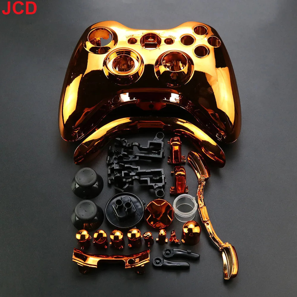 JCD Wireless Game Controller For XBox 360 Case Gamepad Protective Shell Cover Full Set With Buttons Analog Stick Bumpers