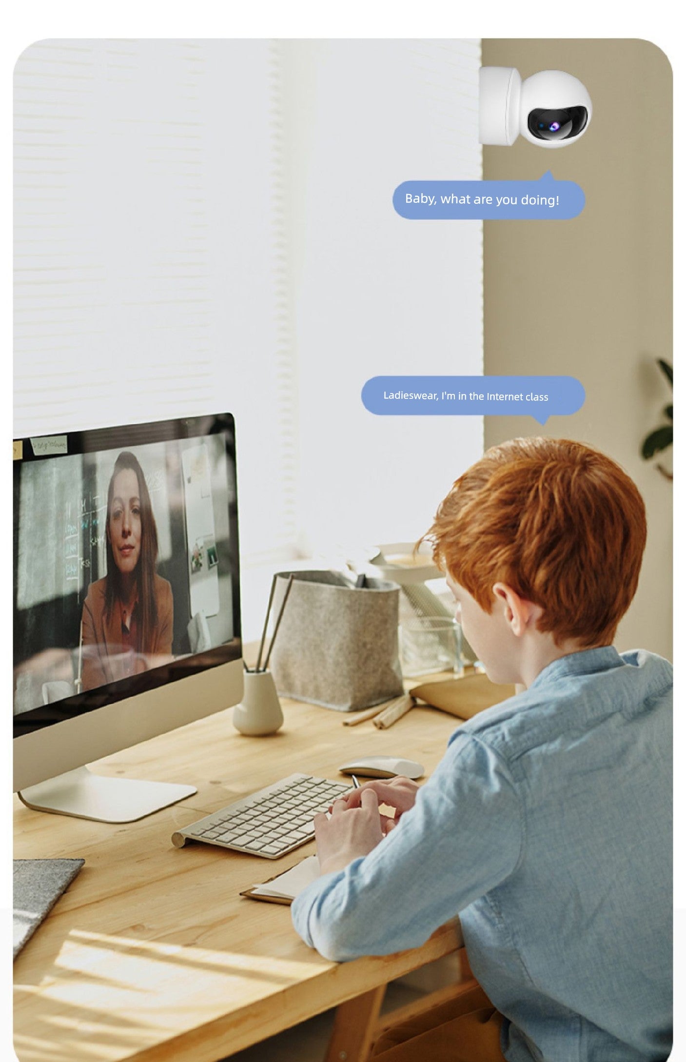HD Indoor Smart Webcam without Dead Angle