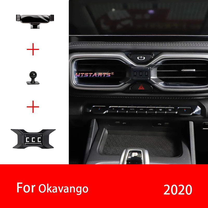Car Phone Holder Mobile Mount Stand For  Geely Okavango 20-22  Adjustable GPS Navigation Bracket Car Lnterior Accessories
