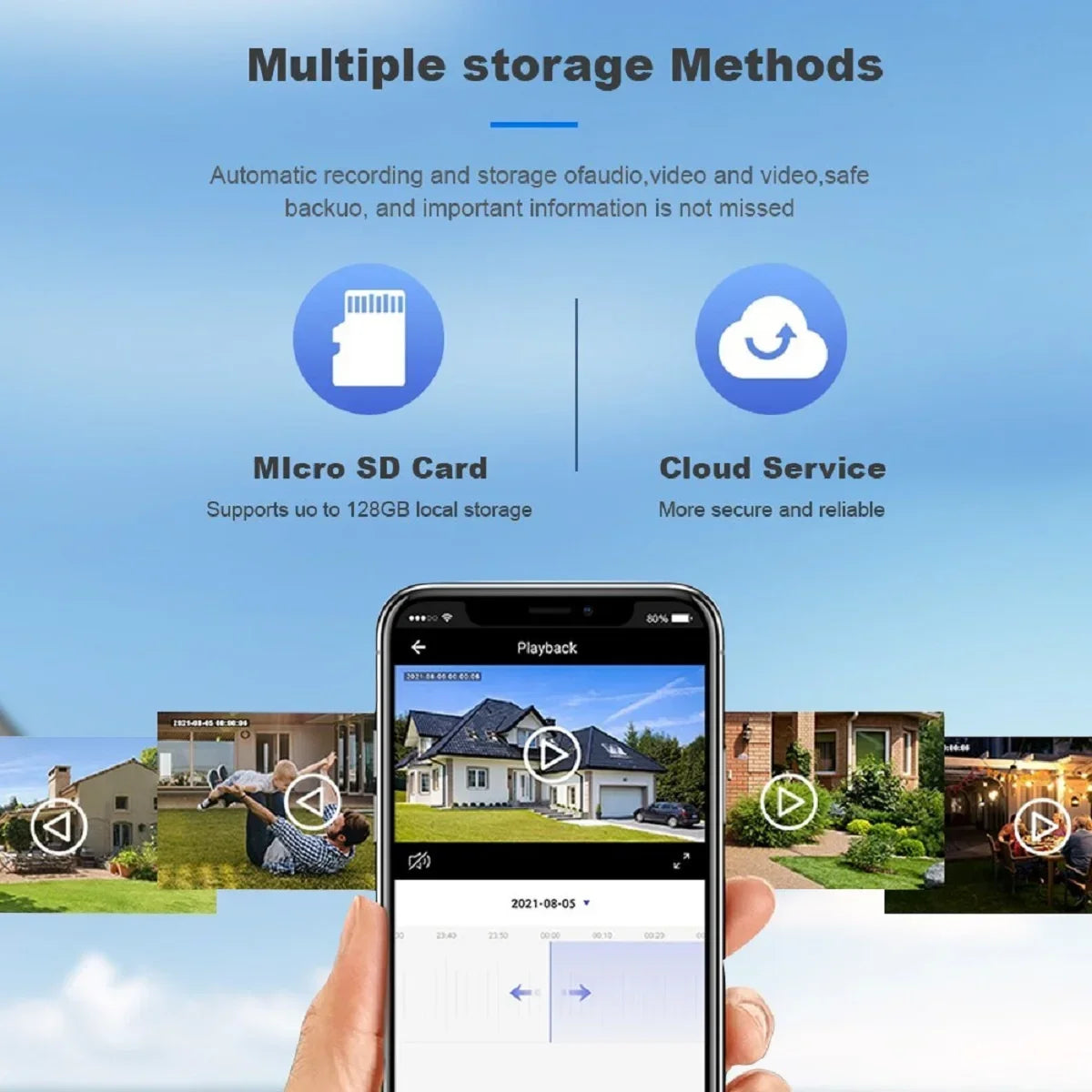 8MP Smart Home Surveillance WiFi Camera PTZ Ai Auto Tracking Baby Monitor Camera Indoor Night Vision Security IP Wireless Camera