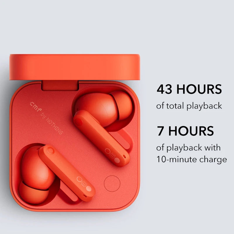 Global Verison Nothing CMF Buds Pro 2 earphone 50 dB Smart Active Noise Cancellation Google Fast Pair Bluetooth 5.3 HiFi sound