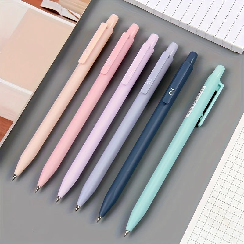 6/12 PCS Pencils for Students Use 0.5/0.7 Simple Triangular Rod Posture Correction Mechanical Pencils