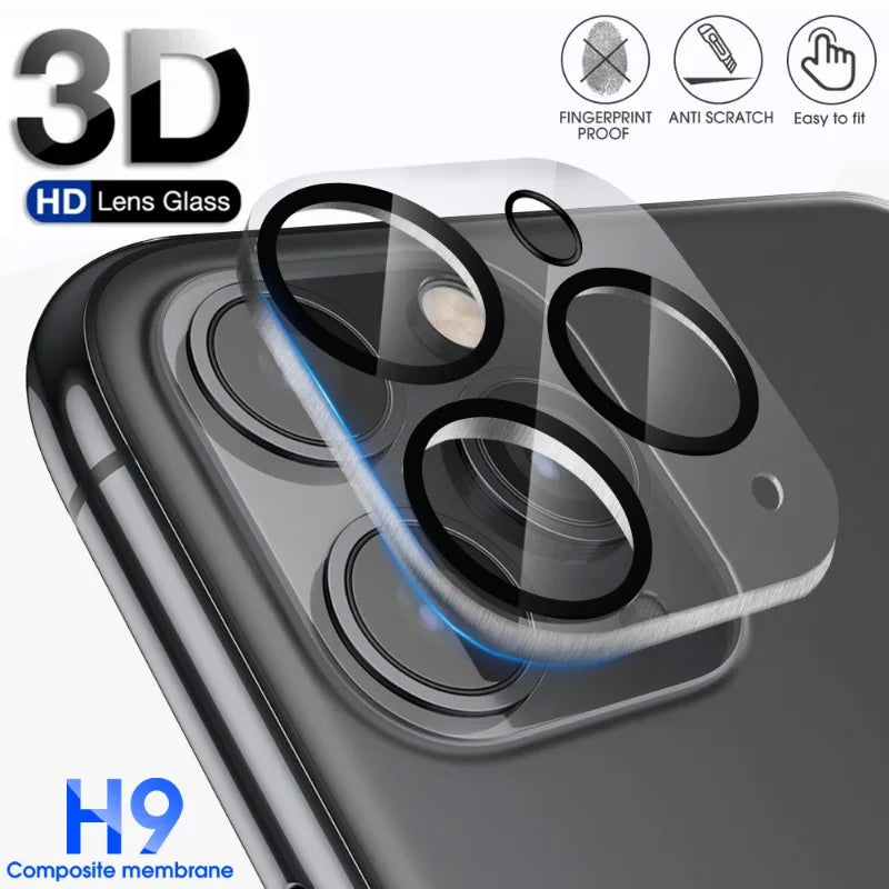 Tempered Glass Camera Lens Protector for Iphone16 15 14 13 Plus Pro Max HD Camera Tempered Glass Anti-scratch Film for IPhone