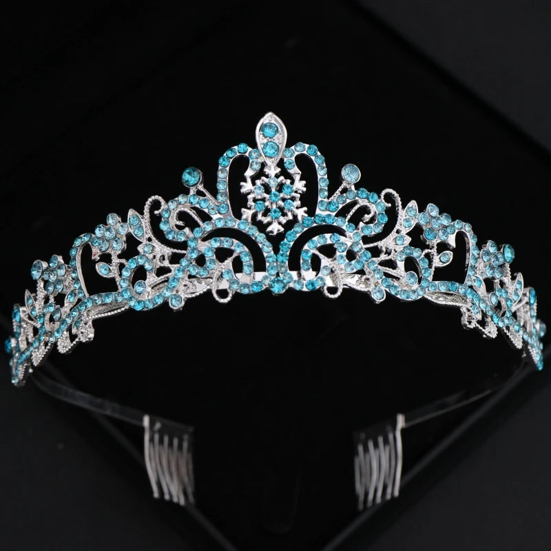 Crystal Bridal Tiaras And Crowns Rhinestone Prom Diadem Crown For Women Bridal Wedding Hair Accessories Jewelry Crown Tiara Gift