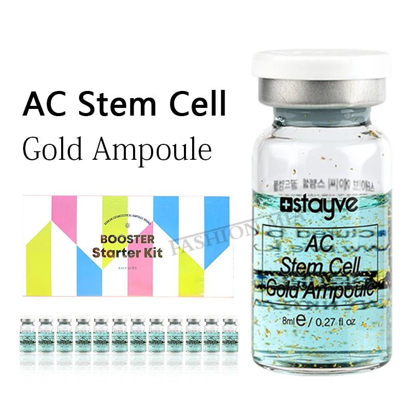Korea Stayve BB Cream Glow Skin Booster Ampoule Kit Niacinamide/Salmon DNA  Face Foundation Moisturizing Cream Skin Care Beauty