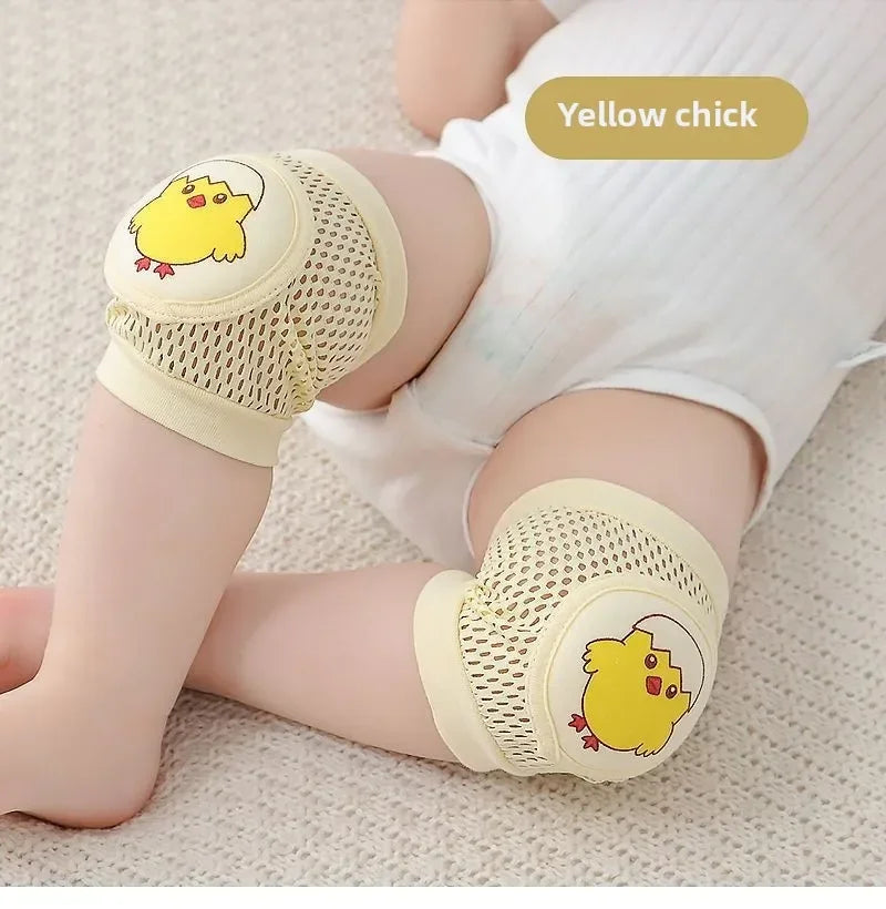 Baby Knee Pads Thin Summer Infant Crawling Protector Anti-fall Toddler Learning To Walk Knee Sleeve for Newborn Crawling Elbow