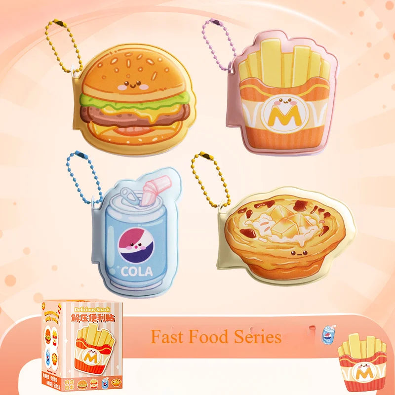 4Pcs New Stress  Mini Creative Relief Sticky Notes Modeling Book Students Portable Office Memo Can Be Pasted Note Pads