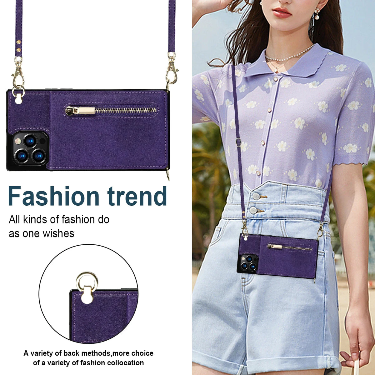 Crossbody Wallet for Huawei Mate 40 Pro 30 20 Lite P40 P30 Pro Plus Case with Card Holder Lanyard Strap Leather ZYXKZJLL