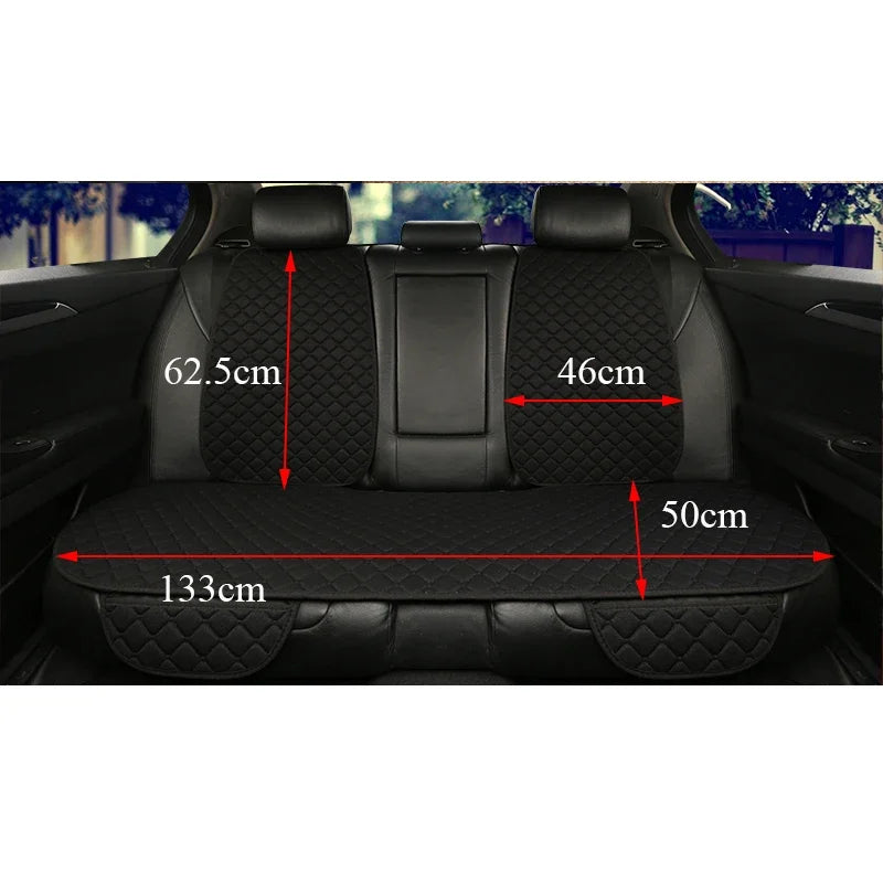 Linen Car Seat Cover Seat Universal Cushion for FORD Fiesta Fusion Mondeo Taurus Mustang Territory Kuga F-150 CAR Accessories